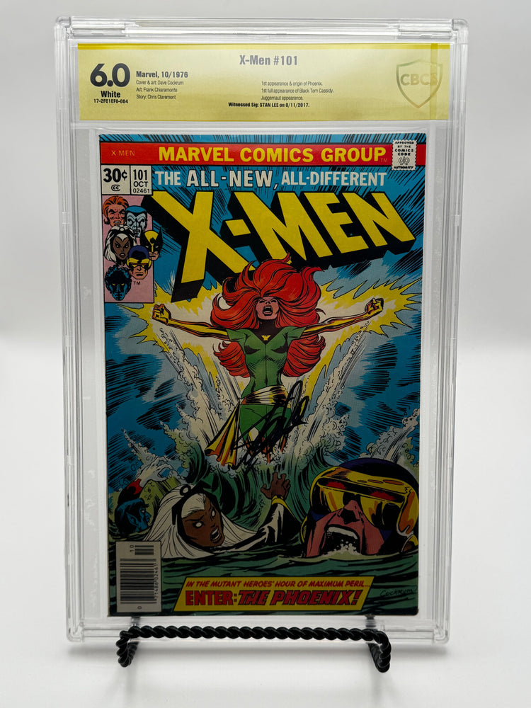 X-Men #101 CBCS 6.0 Yellow Label Signed by Stan Lee 1976 [IN STOCK] (ONLINE ORDER ONLY)