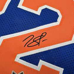 Facsimile Autographed Karl-Anthony Towns New York Blue Reprint Laser Auto Basketball Jersey Size Men's XL (ONLINE ORDER ONLY)