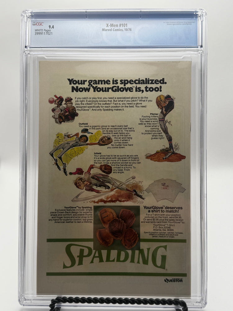 X-Men #101 CGC 9.4 Blue Label 1976 [IN STOCK] (ONLINE ORDER ONLY)