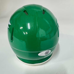 Autographed/Signed Quinyon Mitchell Philadelphia Eagles Kelly Green Mini Football Helmet JSA COA