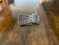 RS-25 Engine (SLS & Space Shuttle SSME) Hard Enamel Pin (ONLINE ORDER ONLY)