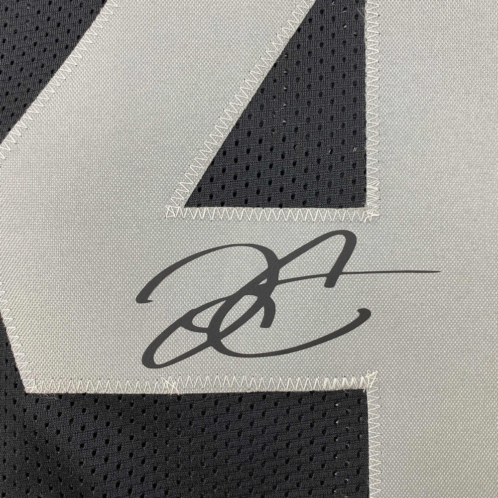 Facsimile Autographed Derek Carr Oakland Las Vegas Black Reprint Laser Auto Football Jersey Size Men's XL (ONLINE ORDER ONLY)