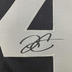 Facsimile Autographed Derek Carr Oakland Las Vegas Black Reprint Laser Auto Football Jersey Size Men's XL (ONLINE ORDER ONLY)