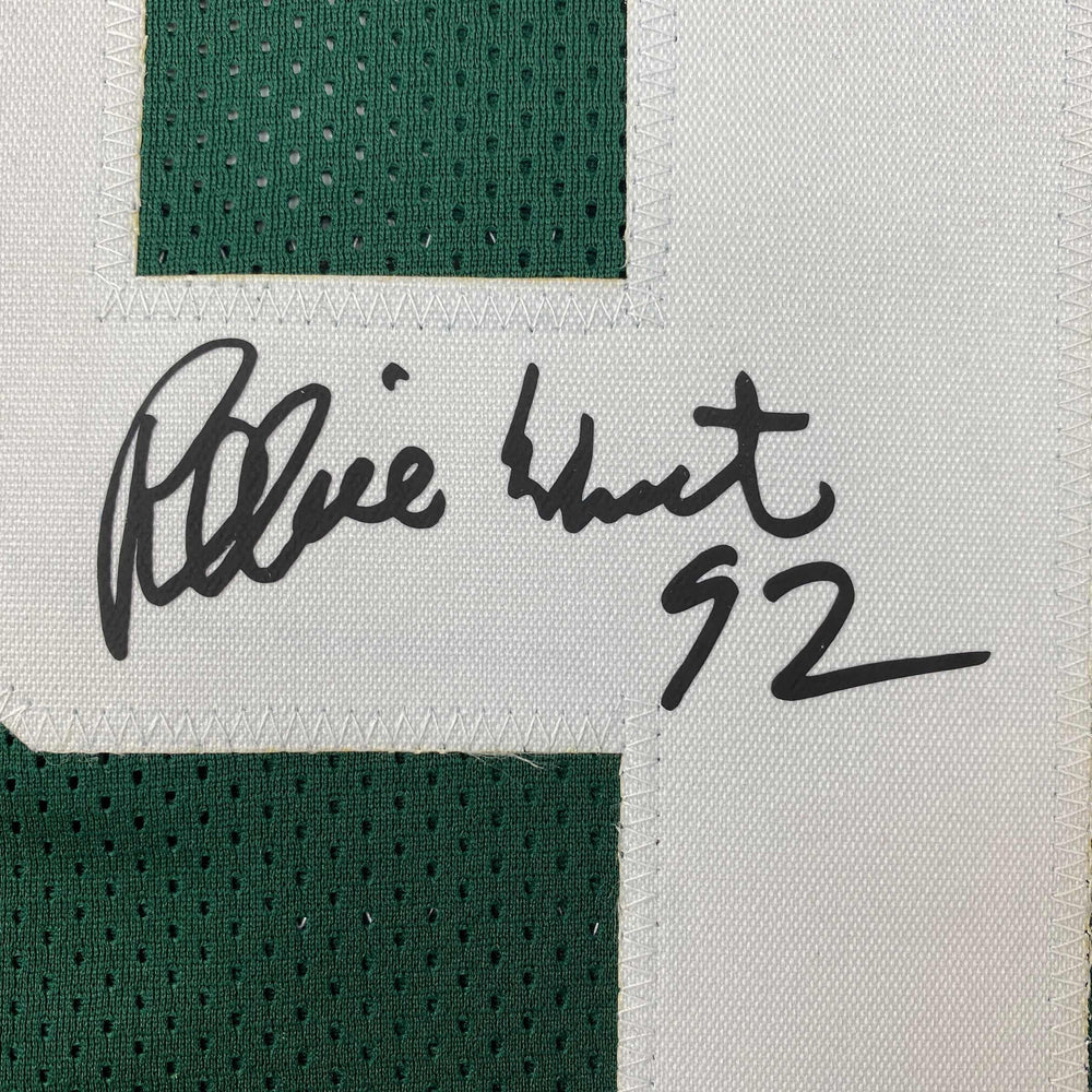 Facsimile Autographed Reggie White Green Bay Green Reprint Laser Auto Football Jersey Size Men's XL (ONLINE ORDER ONLY)