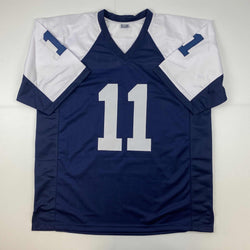 Facsimile Autographed Micah Parsons Dallas Thanksgiving Day Reprint Laser Auto Football Jersey Size Men's XL (ONLINE ORDER ONLY)
