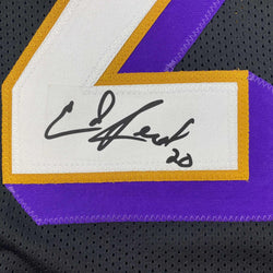 Facsimile Autographed Ed Reed Baltimore Black Reprint Laser Auto Football Jersey Size Men's XL (ONLINE ORDER ONLY)