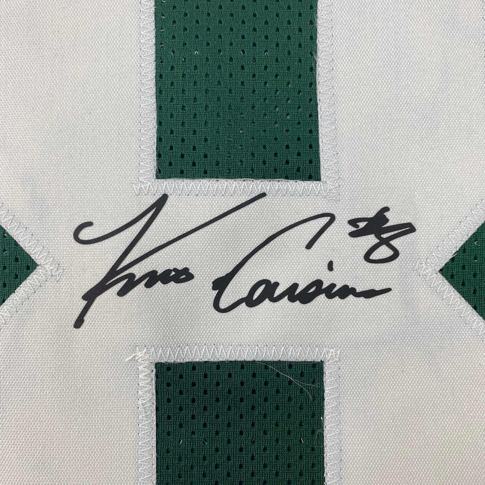 Facsimile Autographed Kirk Cousins Michigan State Green Reprint Laser Auto College Football Jersey Size Men's XL (ONLINE ORDER ONLY)