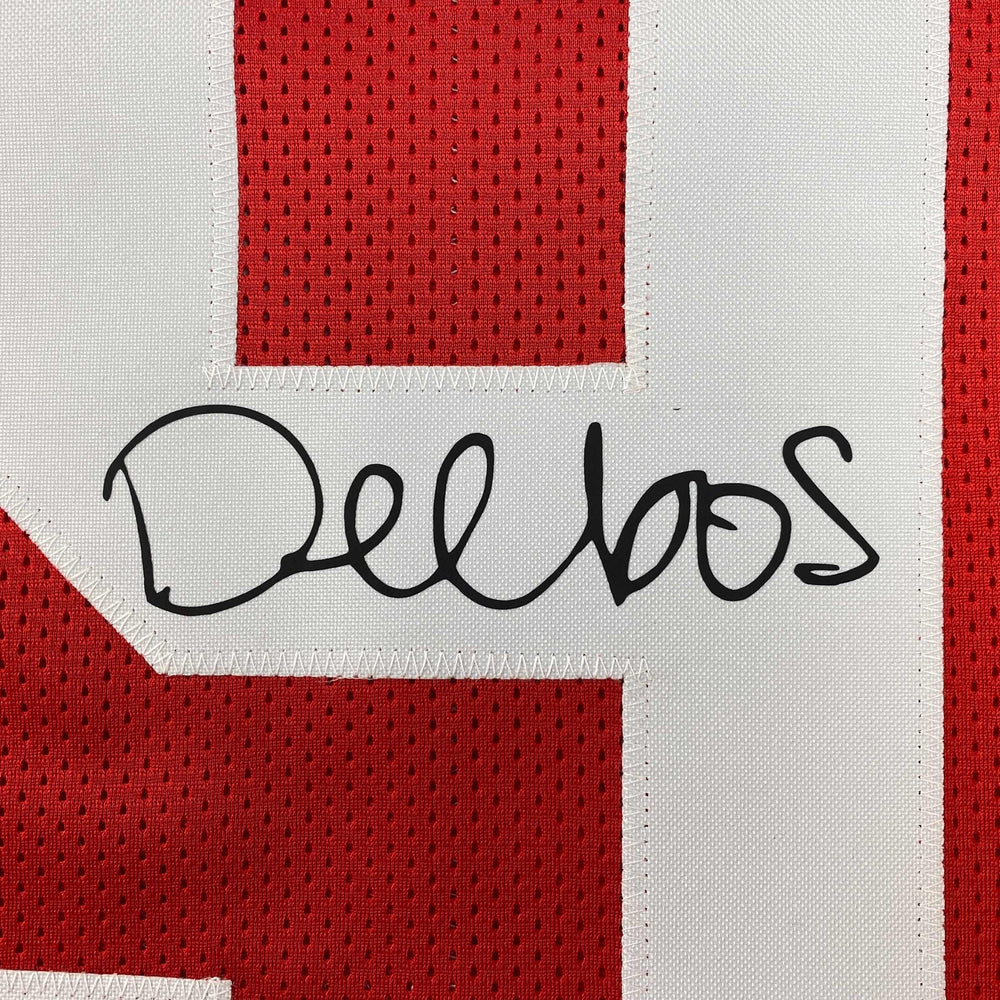 Facsimile Autographed Deebo Samuel San Francisco Red Reprint Laser Auto Football Jersey Size Men's XL (ONLINE ORDER ONLY)