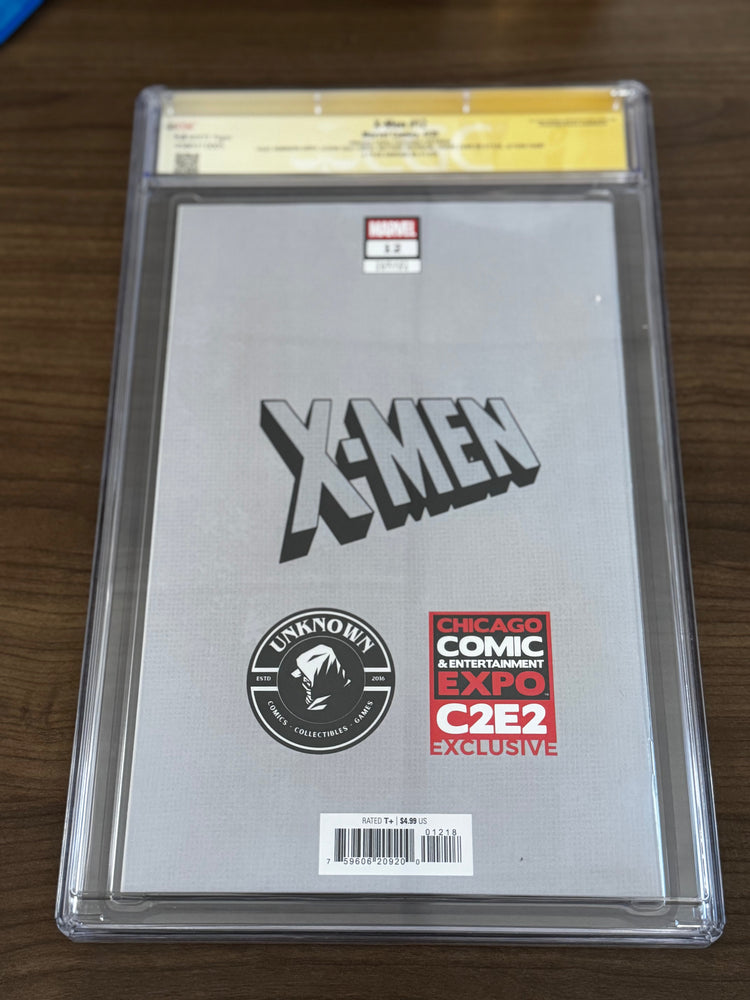 [SIGNED CGC 9.8 YELLOW LABLE] [16 TIMES SIGNED] X-Men #12 Unknown Comic Tyler Kirkham C2E2 2025 Exclusive Var [IN STOCK] (ONLINE ORDER ONLY)