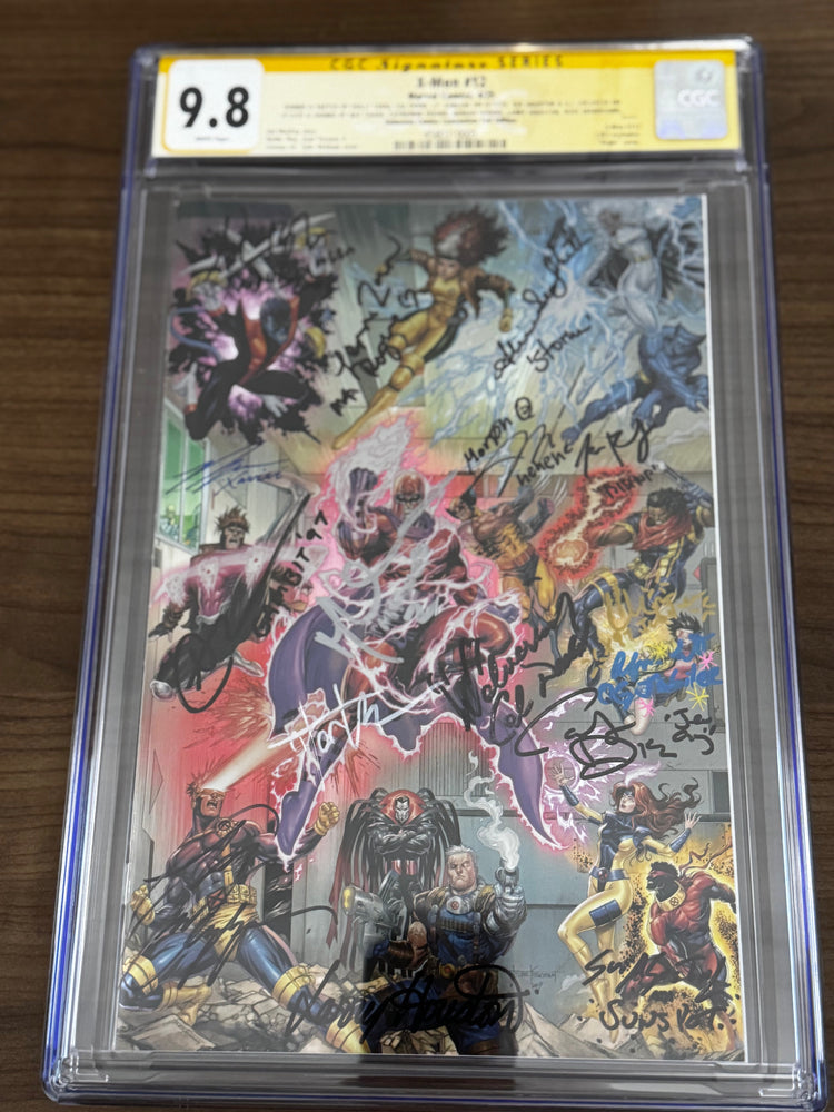 [SIGNED CGC 9.8 YELLOW LABLE] [16 TIMES SIGNED] X-Men #12 Unknown Comic Tyler Kirkham C2E2 2025 Exclusive Var [IN STOCK] (ONLINE ORDER ONLY)