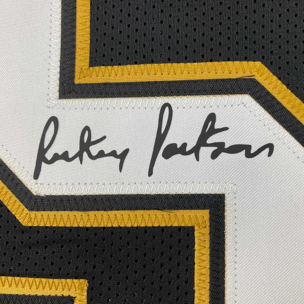 Facsimile Autographed Rickey Jackson New Orleans Black Reprint Laser Auto Football Jersey Size Men's XL (ONLINE ORDER ONLY)