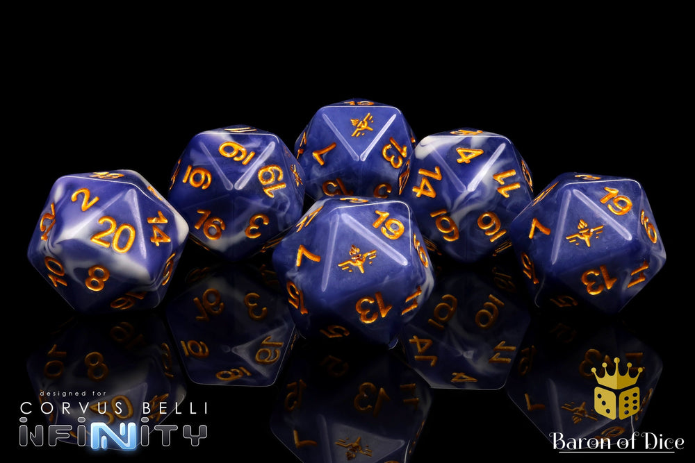 Infinity: Torchlight Brigade - Official Dice Set (ONLINE ORDER ONLY)