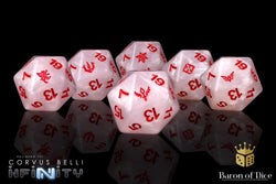Infinity: PanOceania - Kestrel Colonial Force - Official Dice Set (ONLINE ORDER ONLY)