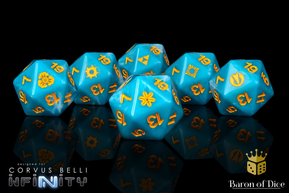 Infinity: JSA - Shindenbutai Sectorial - Official Dice Set (ONLINE ORDER ONLY)