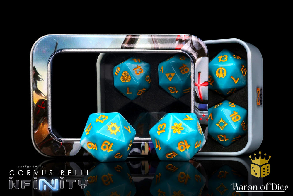 Infinity: JSA - Shindenbutai Sectorial - Official Dice Set (ONLINE ORDER ONLY)