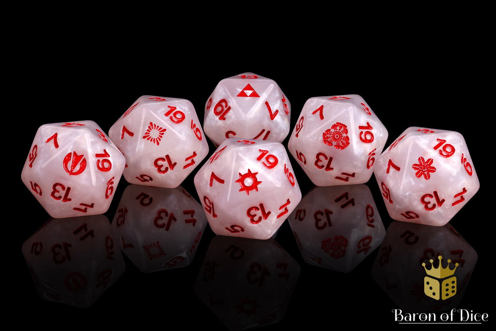 Infinity: JSA - Shindenbutai Sectorial | White - Official Dice Set (ONLINE ORDER ONLY)