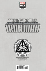 [Signed by Nathan Szerdy] INVINCIBLE IRON MAN #10 [FALL] UNKNOWN COMICS NATHAN SZERDY EXCLUSIVE VIRGIN VAR [IN STOCK] (ONLINE ORDER ONLY)