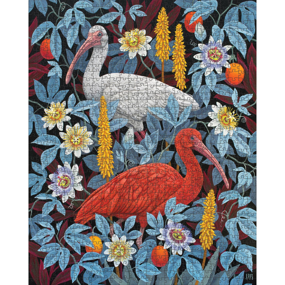 Ibises by Vasilisa Romanenko 1000 Piece Jigsaw Puzzle Pomegranate (ONLINE ORDER ONLY)