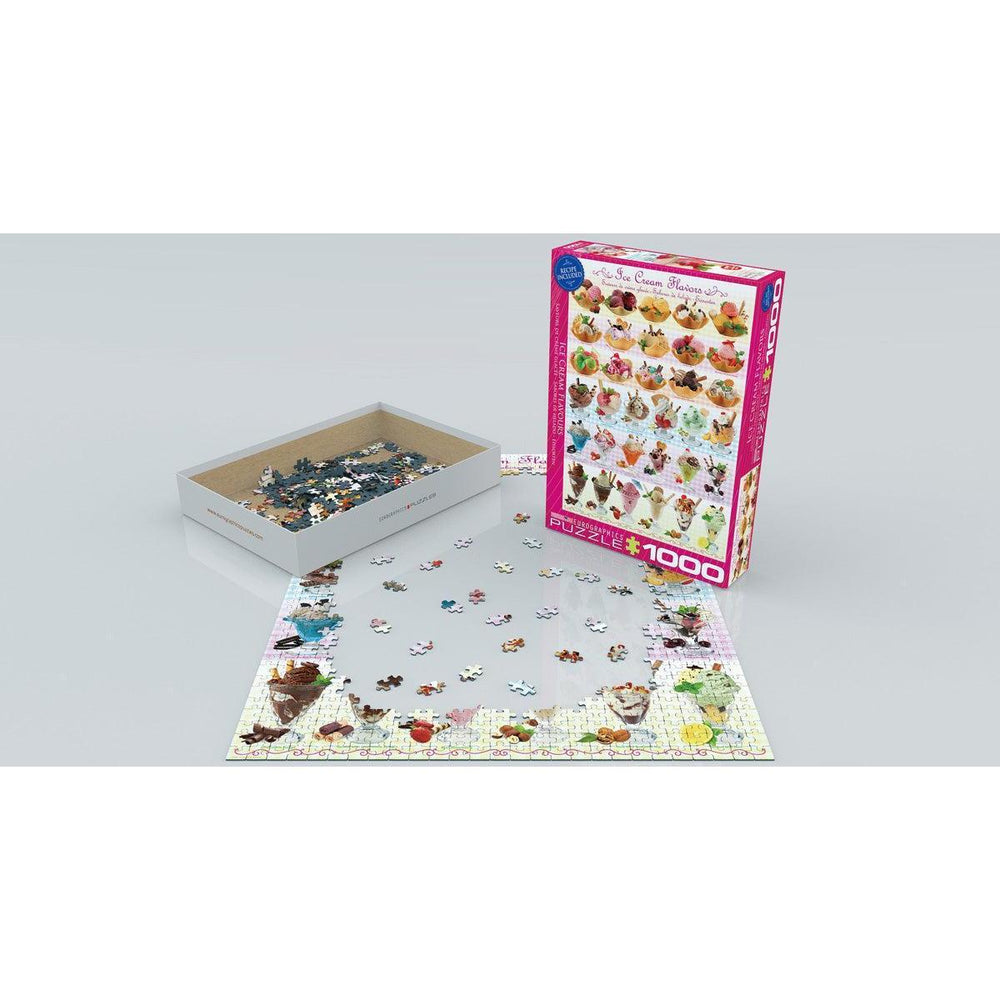 Ice Cream Flavors 1000 Piece Jigsaw Puzzle Eurographics (ONLINE ORDER ONLY)