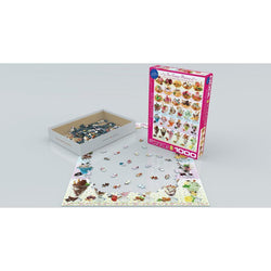 Ice Cream Flavors 1000 Piece Jigsaw Puzzle Eurographics (ONLINE ORDER ONLY)