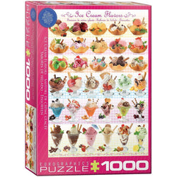 Ice Cream Flavors 1000 Piece Jigsaw Puzzle Eurographics (ONLINE ORDER ONLY)