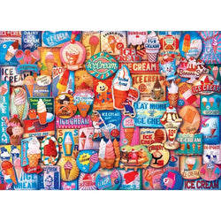 Ice Cream Treats Flashbacks 1000 Piece Jigsaw Puzzle MasterPieces (ONLINE ORDER ONLY)