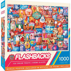 Ice Cream Treats Flashbacks 1000 Piece Jigsaw Puzzle MasterPieces (ONLINE ORDER ONLY)