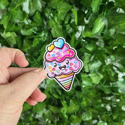Adorable Ice Cream Cone Stickers (ONLINE ORDER ONLY)