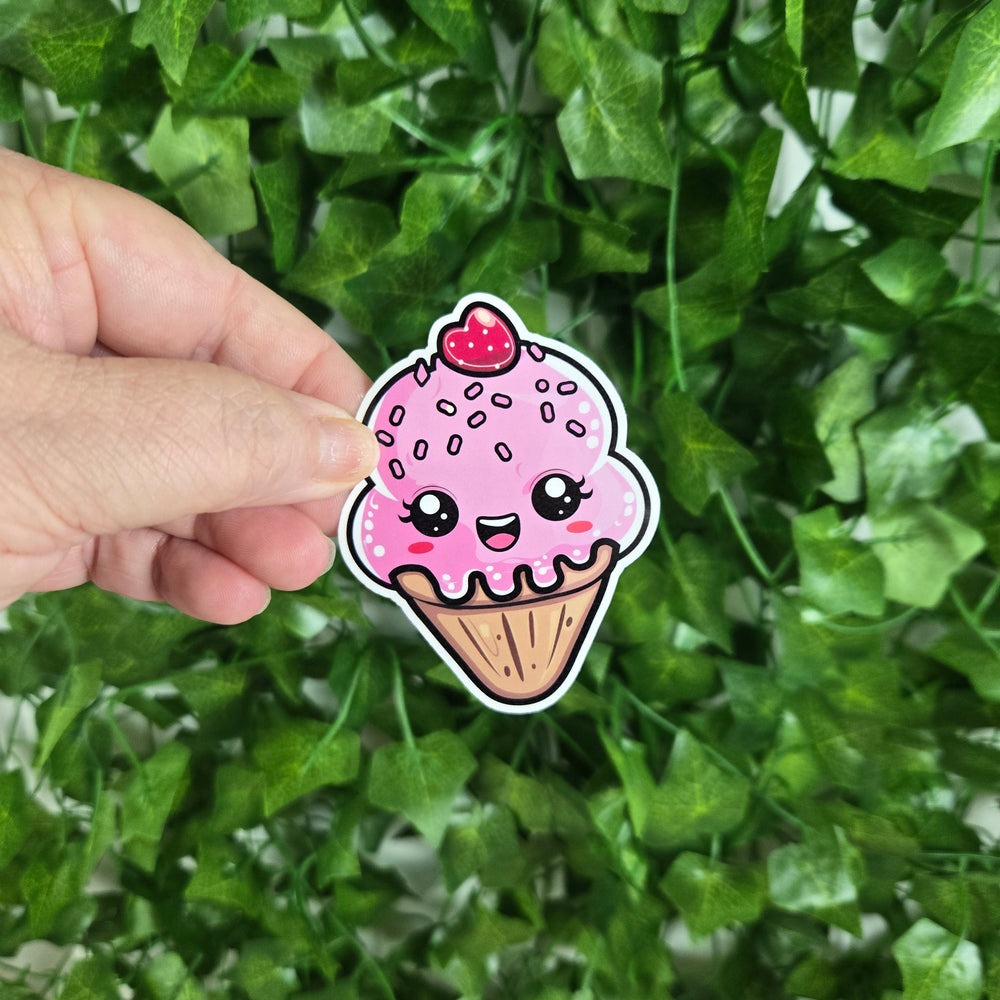 Adorable Ice Cream Cone Stickers (ONLINE ORDER ONLY)