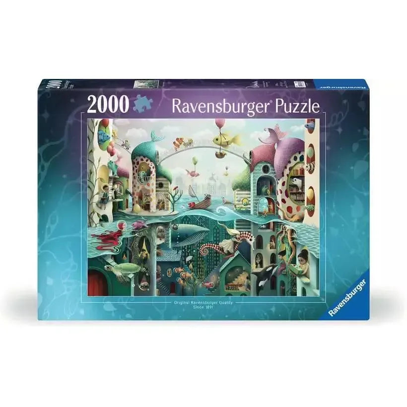 If Fish Could Walk by Demelsa Haughton 2000 Piece Jigsaw Puzzle Ravensburger (ONLINE ORDER ONLY)