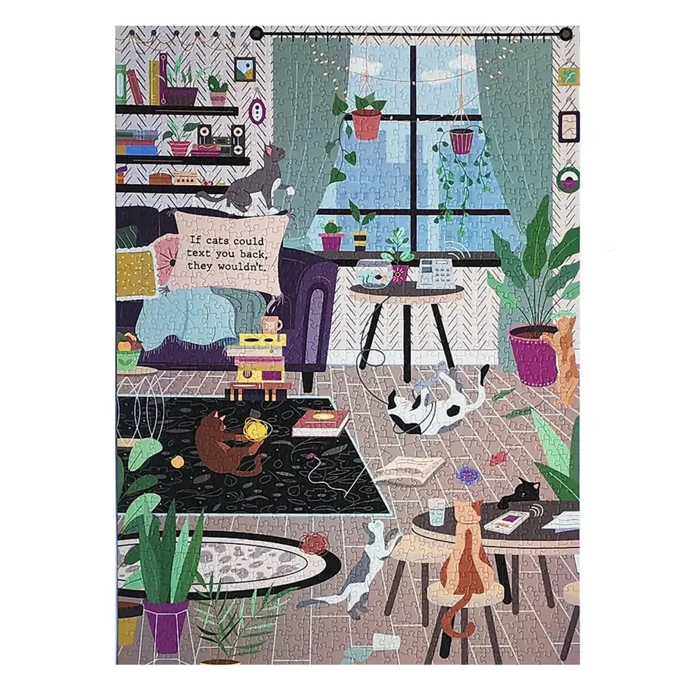 If cats could... 1000 Piece Soft Touch Jigsaw Puzzle Ellembee (ONLINE ORDER ONLY)