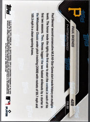 2025 Topps Now Paul Skenes #428 Red Foil /5 Pittsburgh Pirates Baseball Card