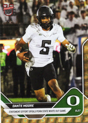 2025 Topps Bowman U Now Dante Moore #21 Superfractor /1 Oregon Ducks Rookie RC Football Card (ONLINE ORDER ONLY)