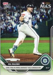 2025 Topps Now Cal Raleigh #881SP Seattle Mariners Baseball Card