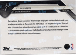 2025 Topps Now Dylan Harper #7 Gold Foil /50 San Antonio Spurs Rookie RC Basketball Card