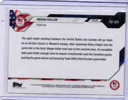 2026 Topps Now Olympics Megan Keller #15SP Team USA Hockey Card