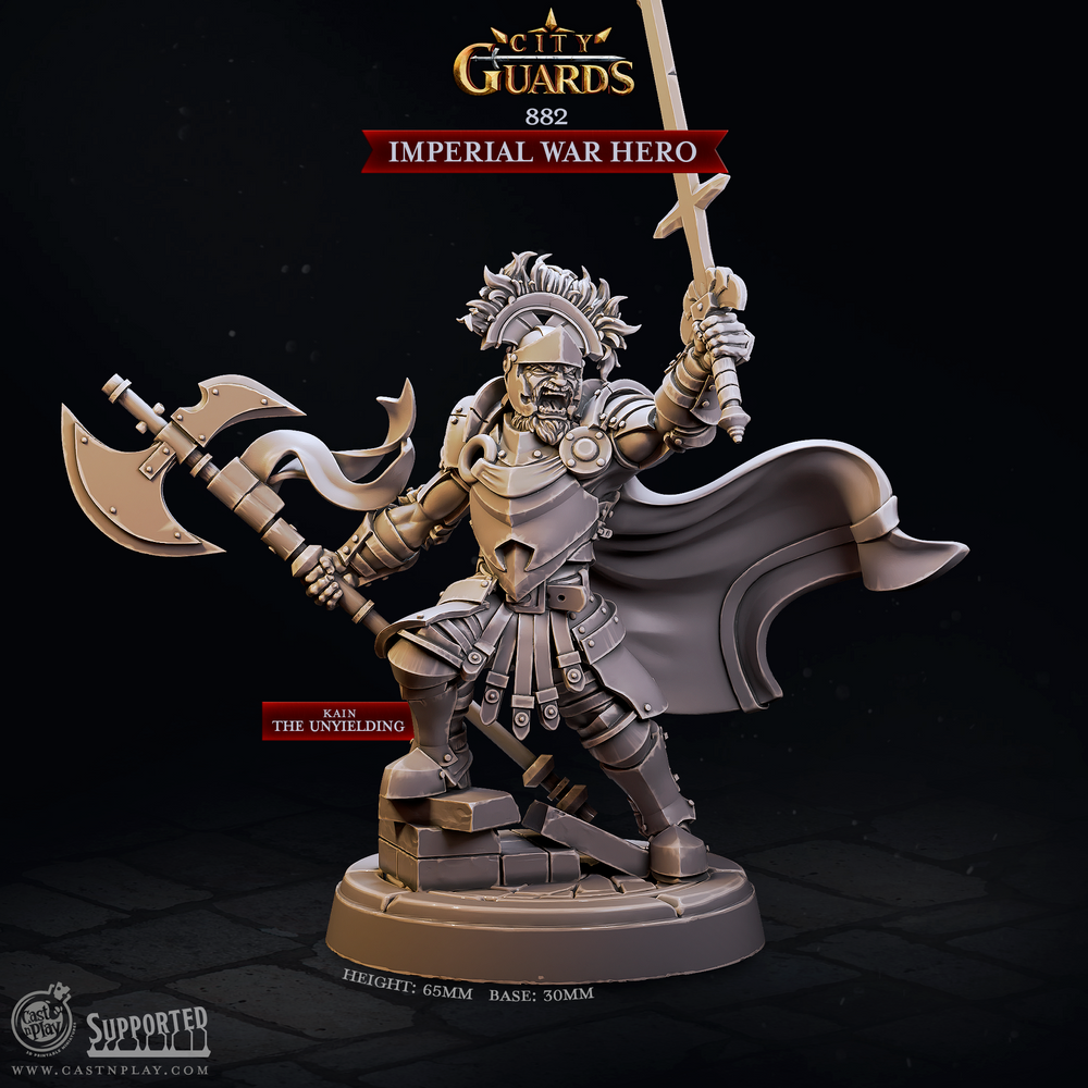 3D Printed Cast n Play Imperial War Hero City Guards Set 28mm 32mm D&D (Online Only)