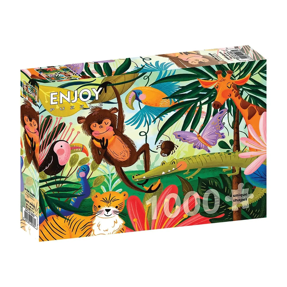 In the Jungle 1000 Piece Jigsaw Puzzle Enjoy (ONLINE ORDER ONLY)
