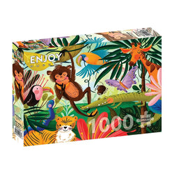 In the Jungle 1000 Piece Jigsaw Puzzle Enjoy (ONLINE ORDER ONLY)