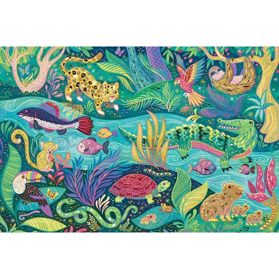 In the Rainforest 35 Piece Floor Jigsaw Puzzle Cobble Hill (ONLINE ORDER ONLY)
