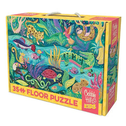 In the Rainforest 35 Piece Floor Jigsaw Puzzle Cobble Hill (ONLINE ORDER ONLY)