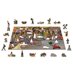 In the Toyshop 400 Piece Wood Jigsaw Puzzle Wooden City (ONLINE ORDER ONLY)
