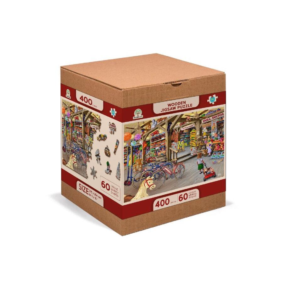 In the Toyshop 400 Piece Wood Jigsaw Puzzle Wooden City (ONLINE ORDER ONLY)
