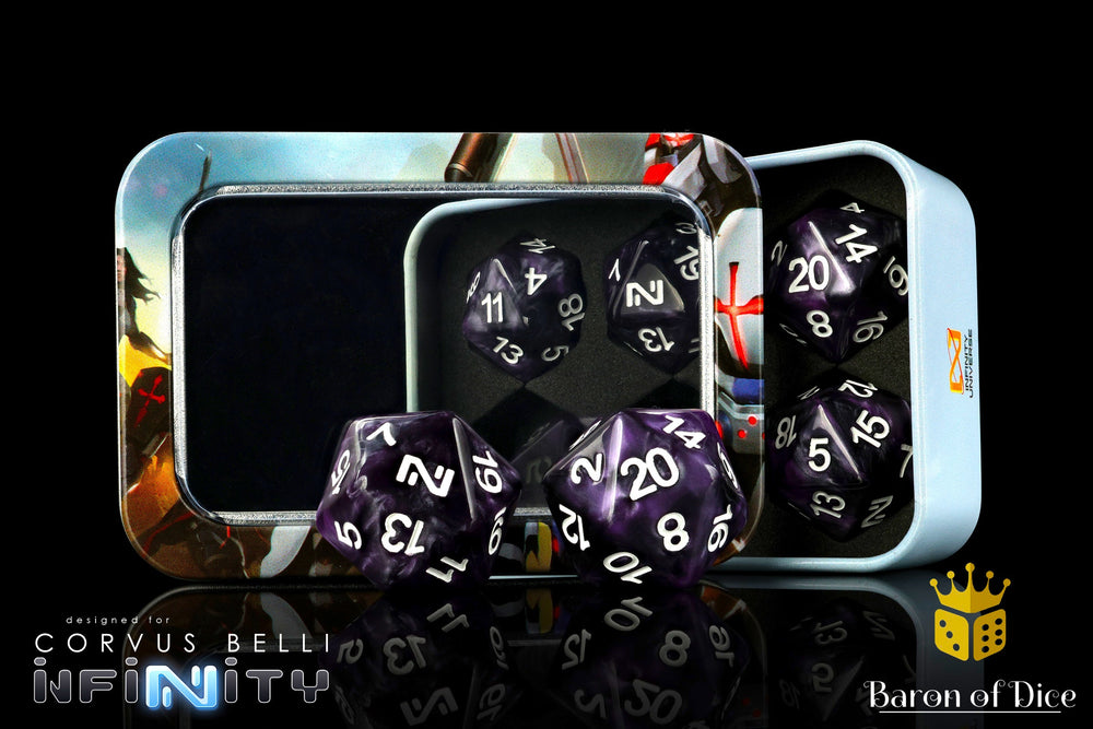 Infinity: N5 Conquering Aliens - Official Dice Set (ONLINE ORDER ONLY)