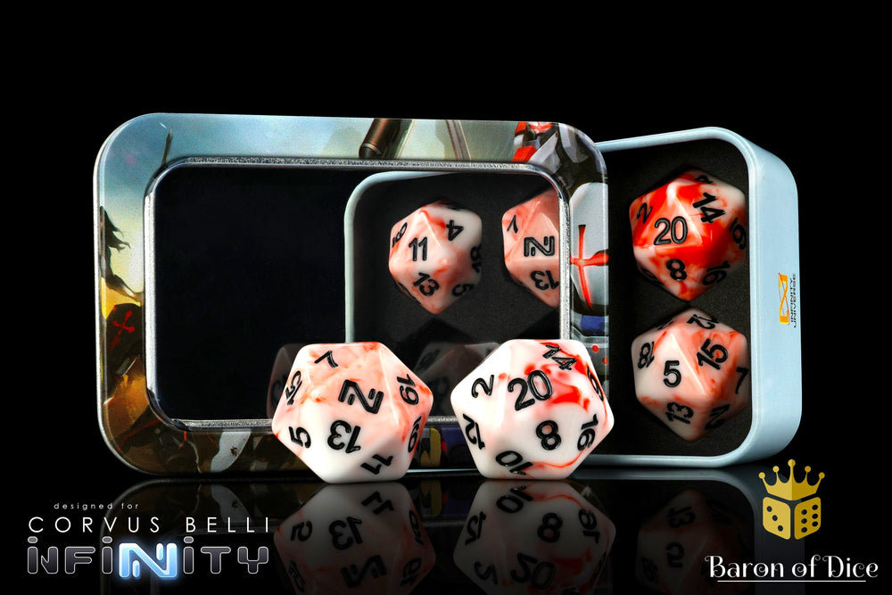 Infinity: N5 Bloody Intent - Official Dice Set (ONLINE ORDER ONLY)