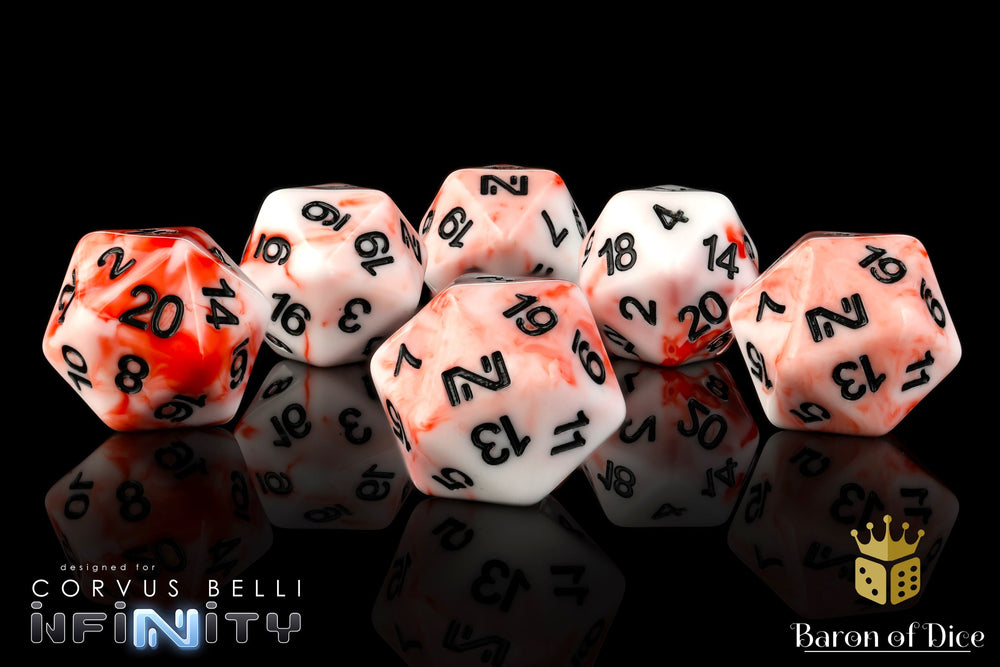 Infinity: N5 Bloody Intent - Official Dice Set (ONLINE ORDER ONLY)