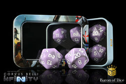 Infinity: N5 Purple - Official Dice Set (ONLINE ORDER ONLY)
