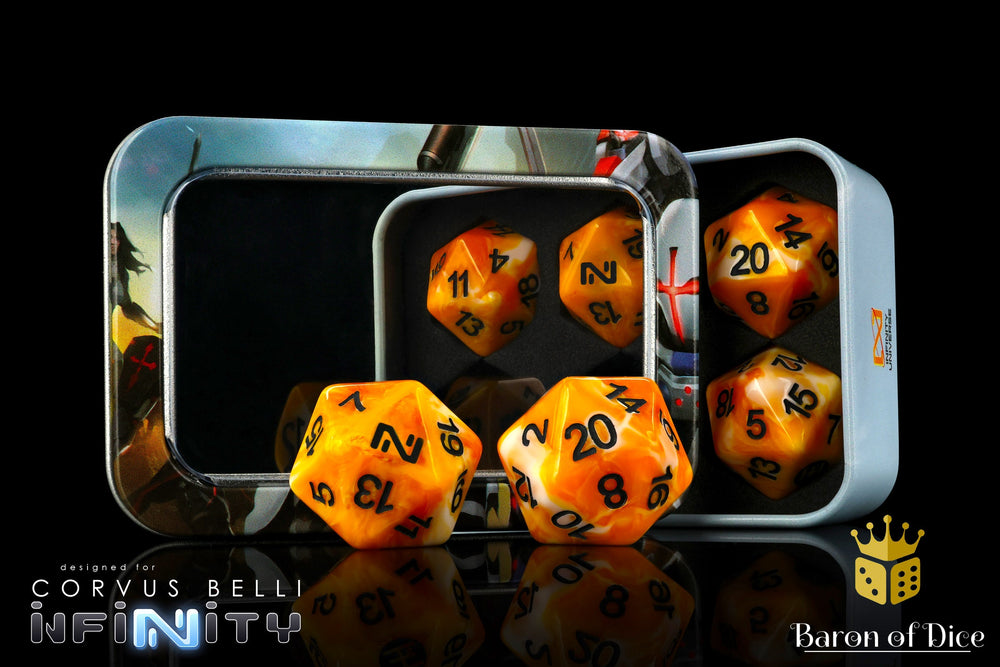Infinity: N5 Asian Giant - Official Dice Set (ONLINE ORDER ONLY)