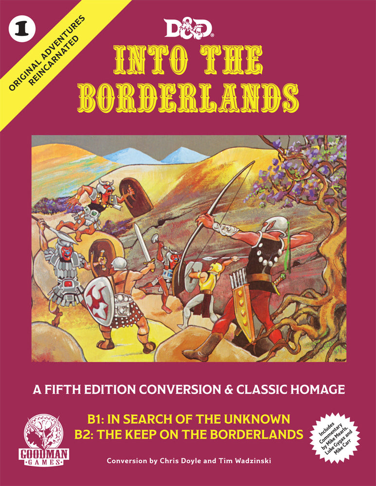 GMG Original Adventures Reincarnated #1: Into the Borderlands (5E Adventure, Hardback)