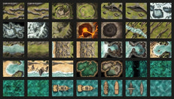 Into the Wilds Battlemap Books: Mountains and Oceans (ONLINE ORDER ONLY)
